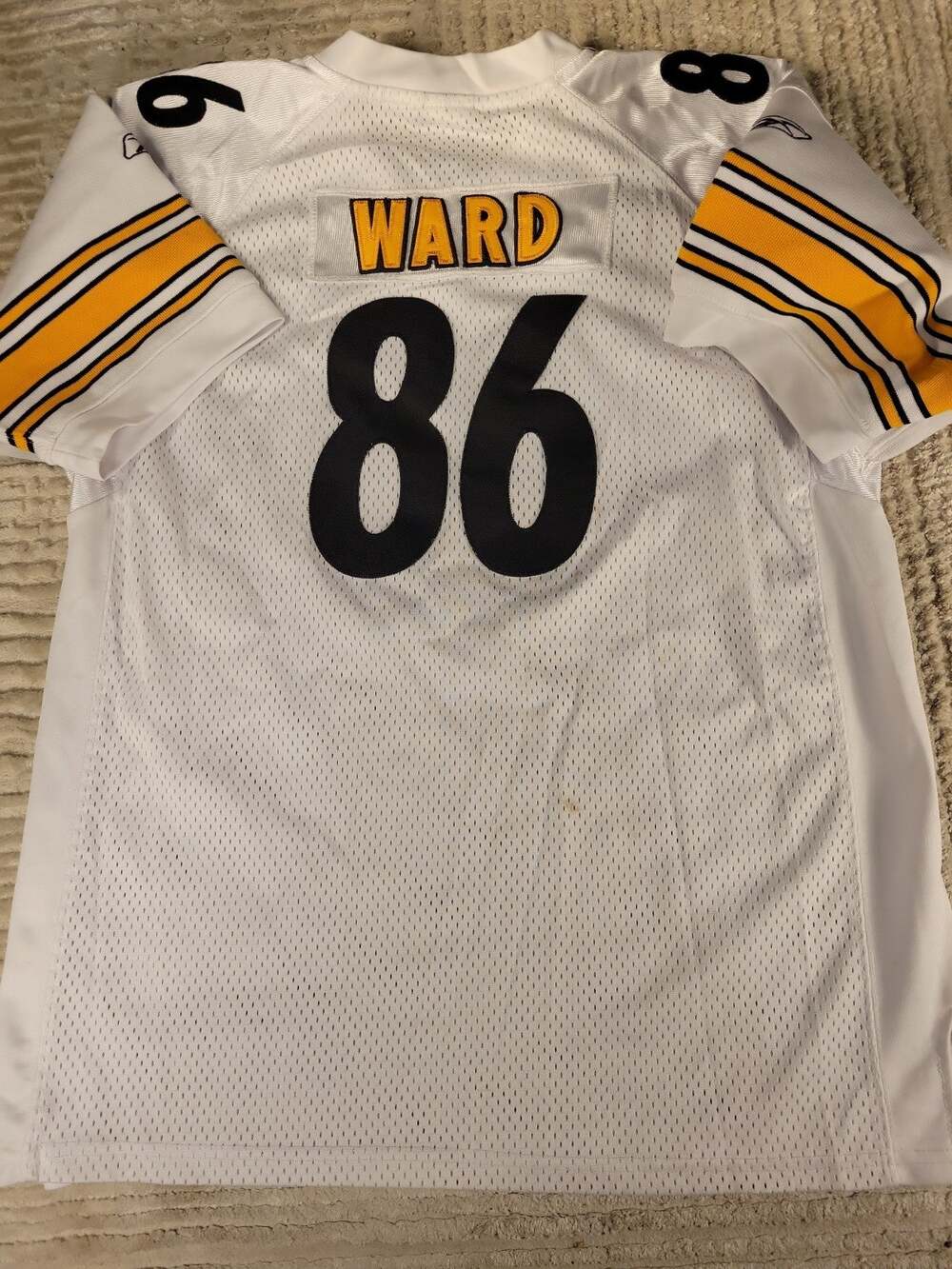 Reebok Hines Ward Pittsburgh Steelers Football Jersey Youth XL 18-20 Boys Kids